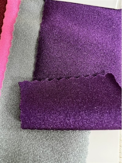 DG-BT  再生錦綸有光萊卡  成分：82%再生錦綸  18%氨綸 克重：180g/㎡ 幅寬：150CM 細節-8